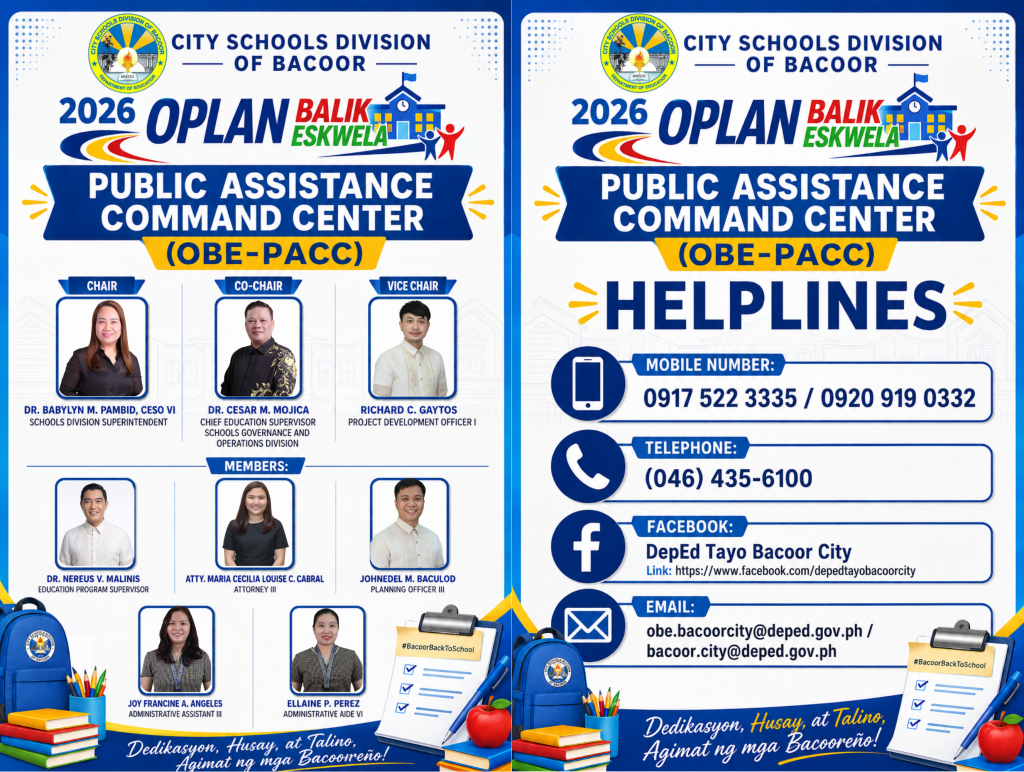 2026 Oplan Balik Eskwela