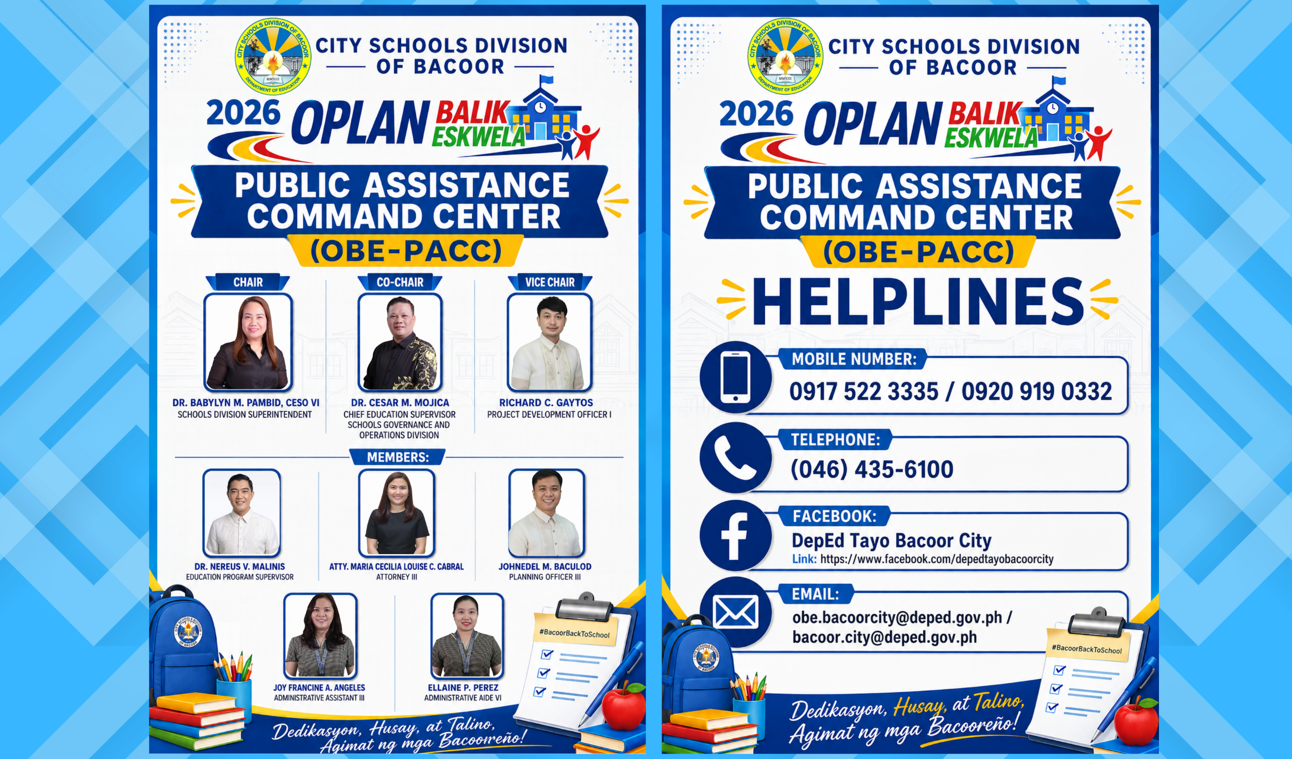 2026 Oplan Balik Eskwela
